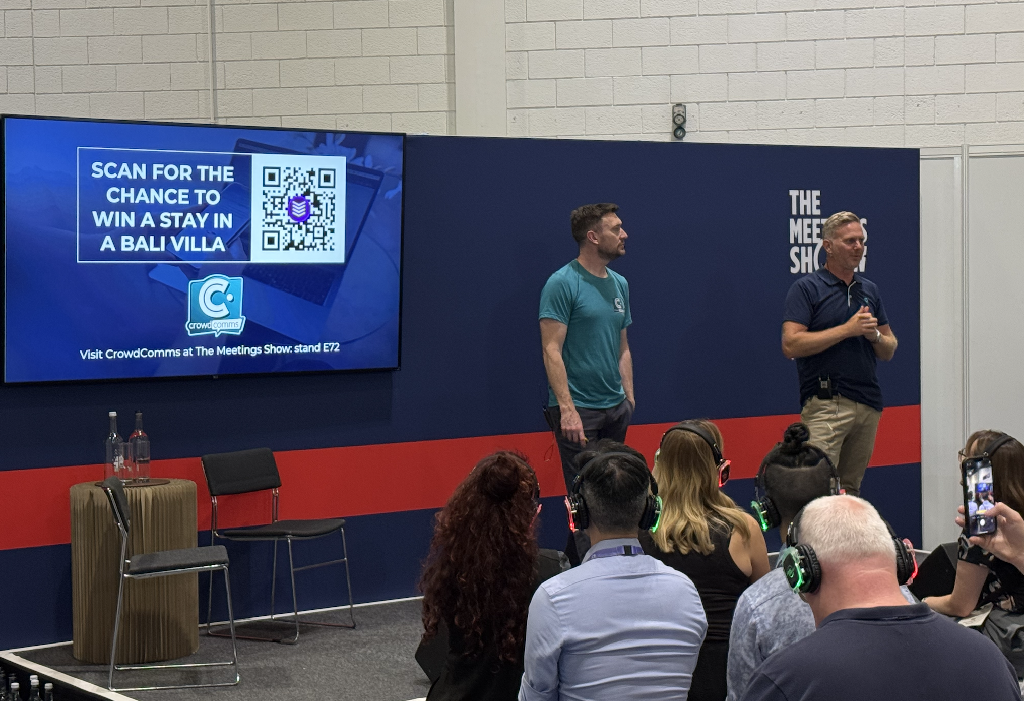 CrowdComms presentation at The Meetings Show